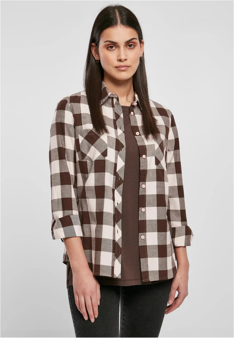 UC Turnup Checked Flanell Shirt