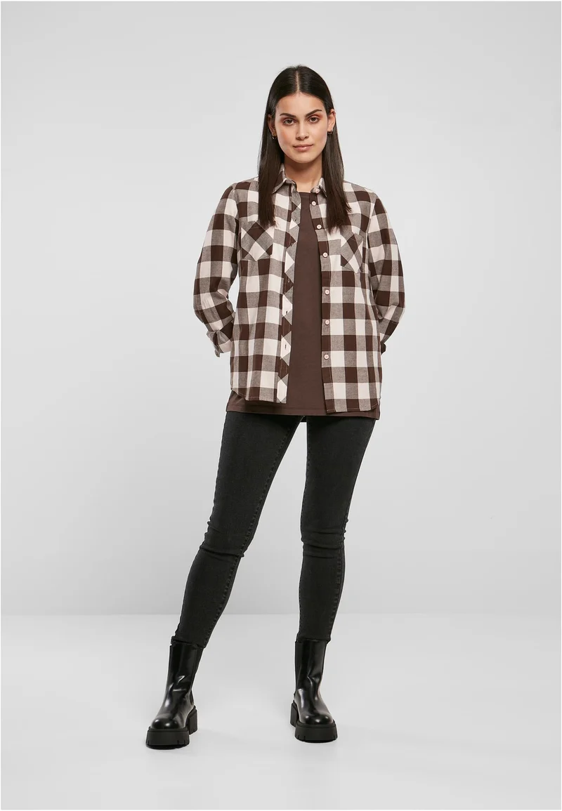 UC Turnup Checked Flanell Shirt