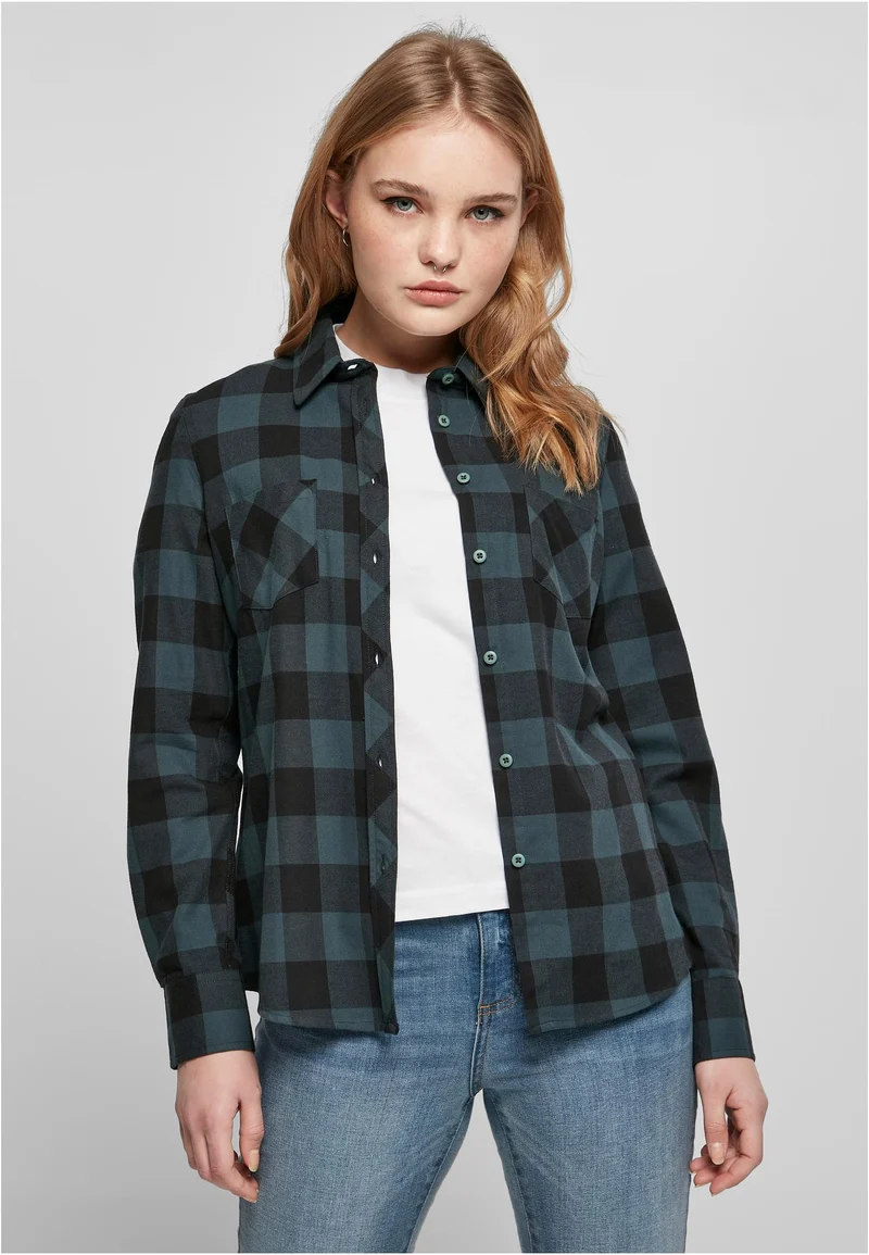 UC Turnup Checked Flanell Shirt