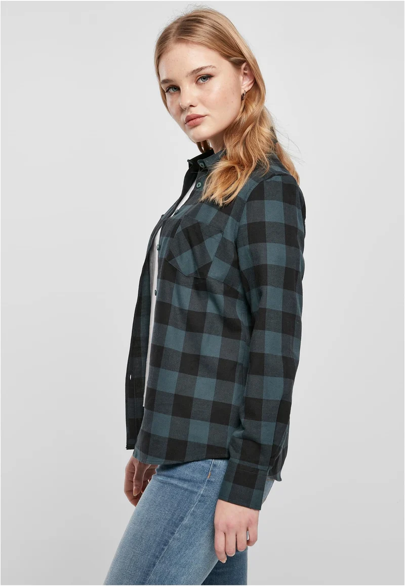 UC Turnup Checked Flanell Shirt