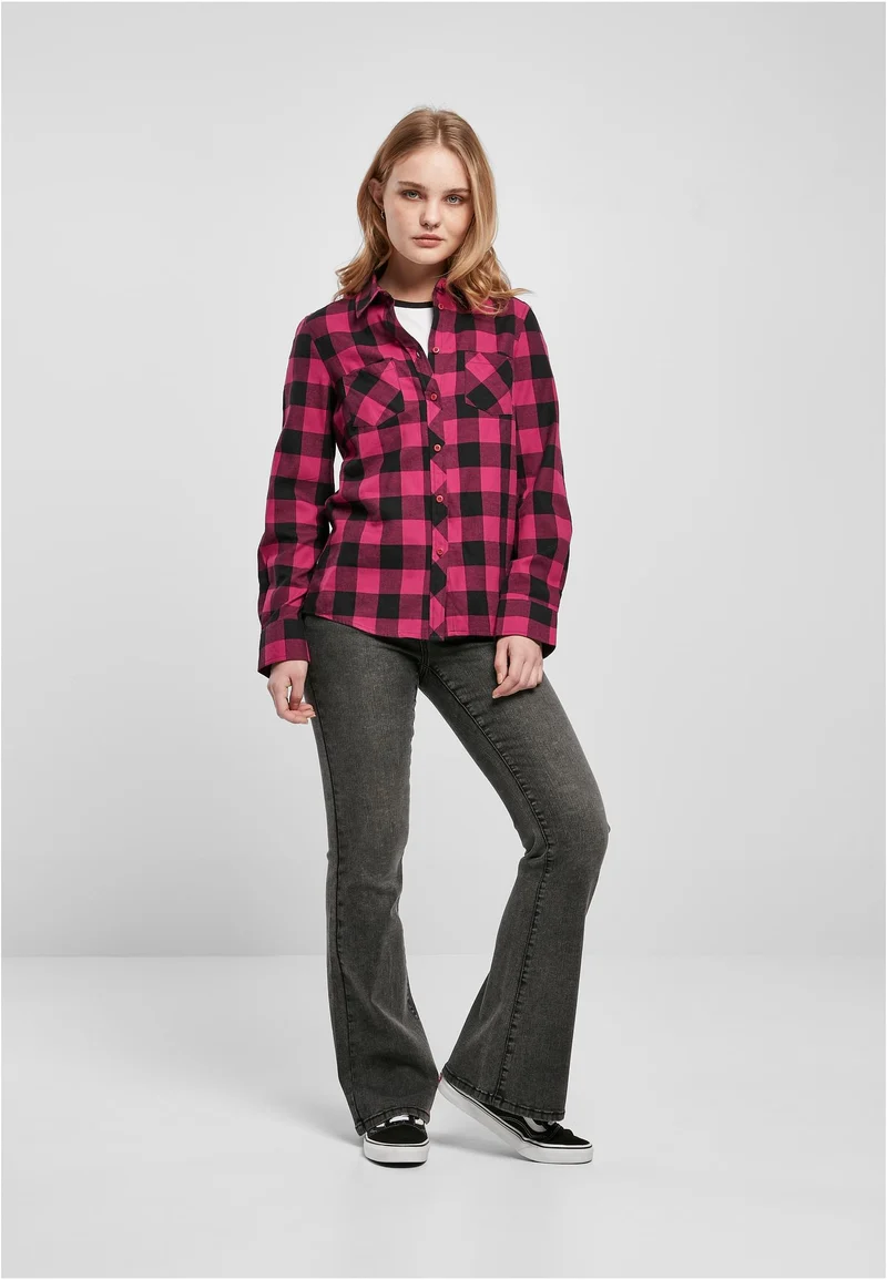 UC Turnup Checked Flanell Shirt