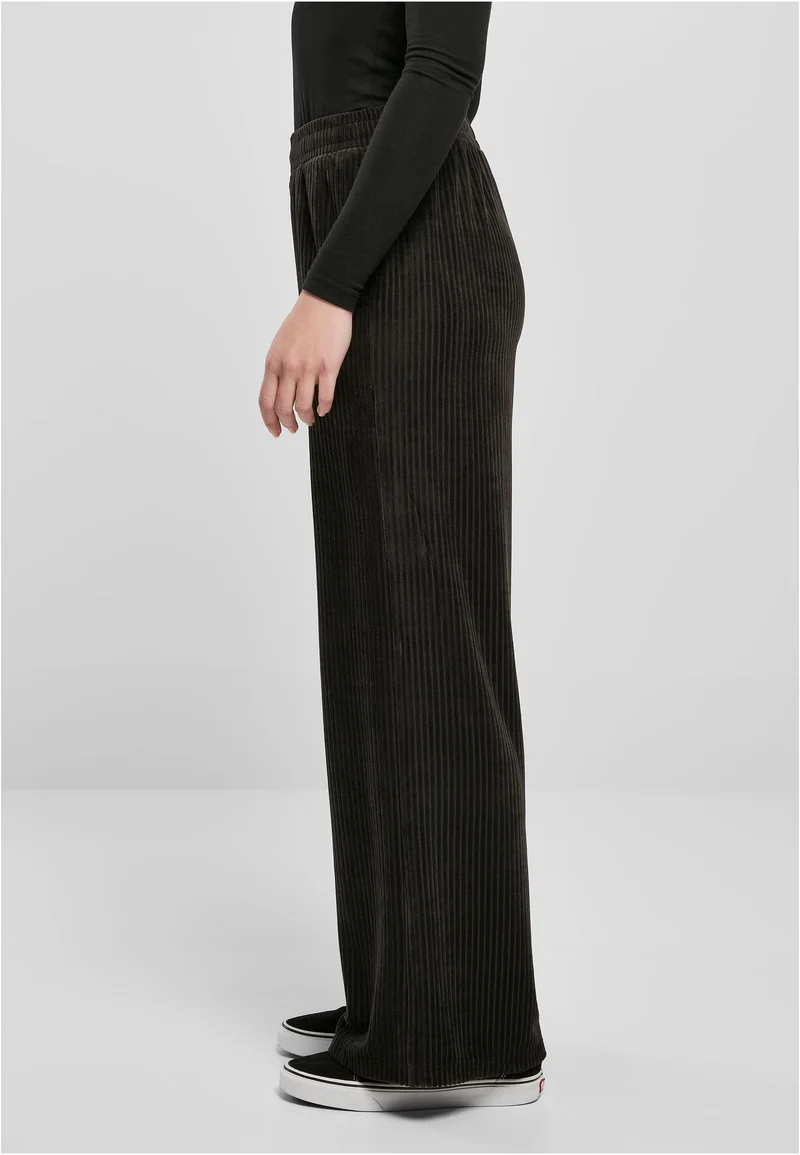 UC Velvet Rib Straight Sweat Pants