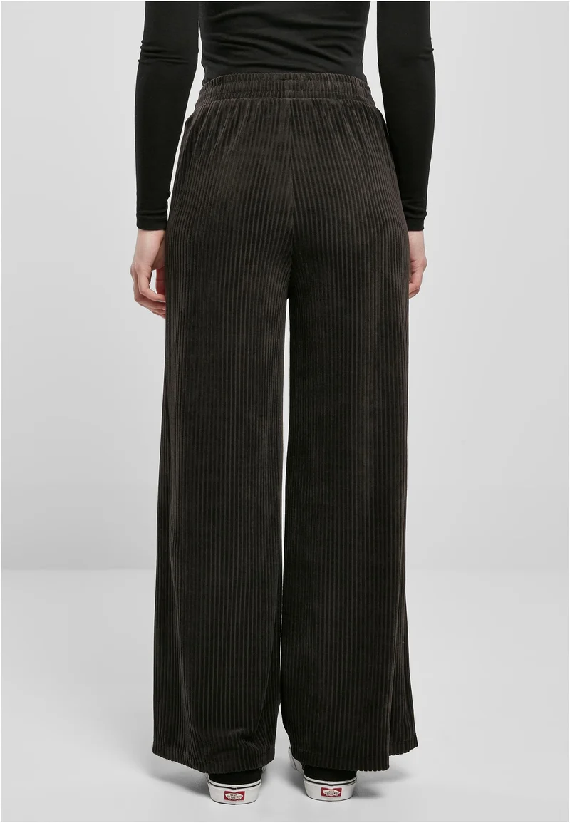 UC Velvet Rib Straight Sweat Pants