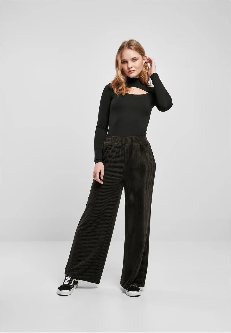 UC Velvet Rib Straight Sweat Pants