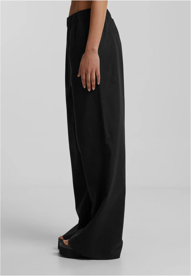 UC Linen Mixed Wide Pants