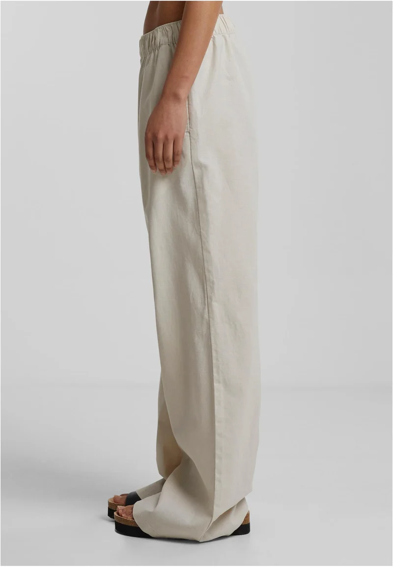 UC Linen Mixed Wide Pants