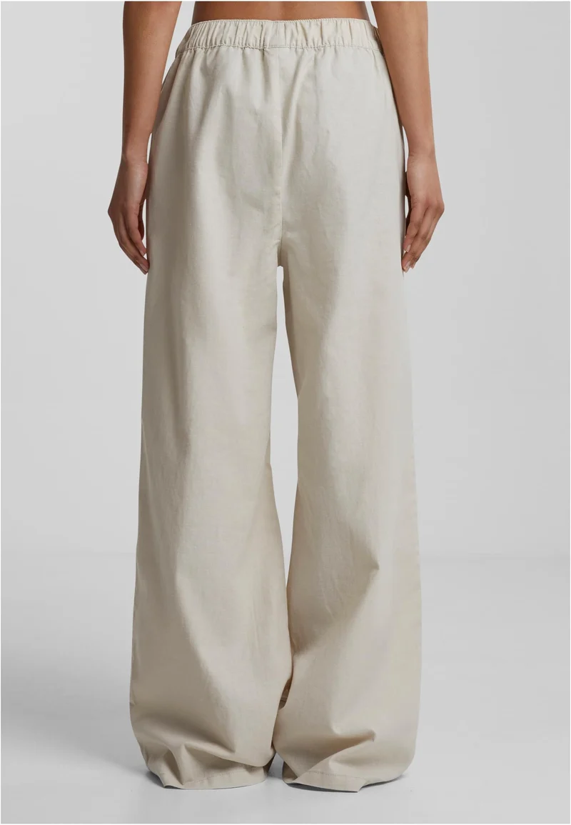 UC Linen Mixed Wide Pants
