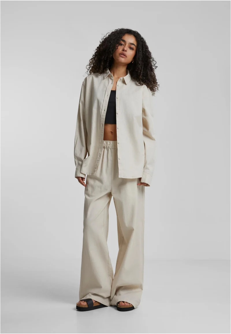 UC Linen Mixed Wide Pants