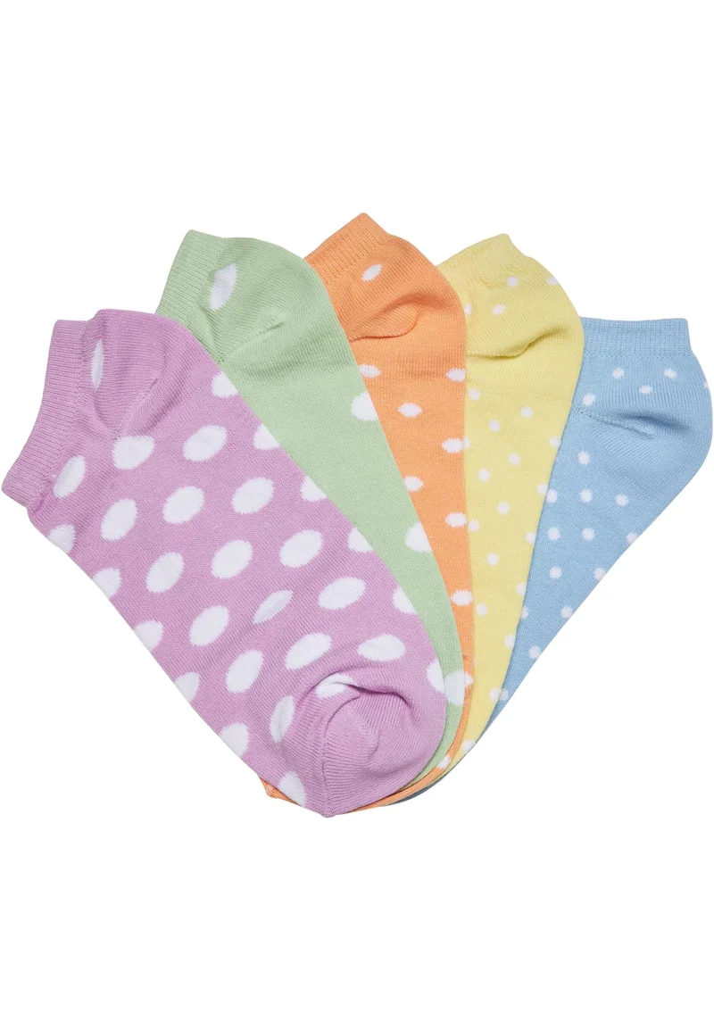 UC No Show Socks Dots 5-Pack