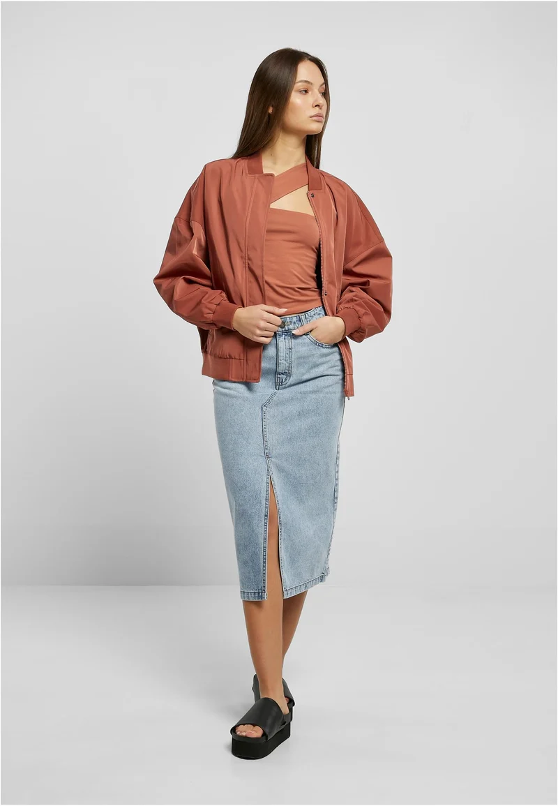UC Recycled Oversized Light Bomber Jacket