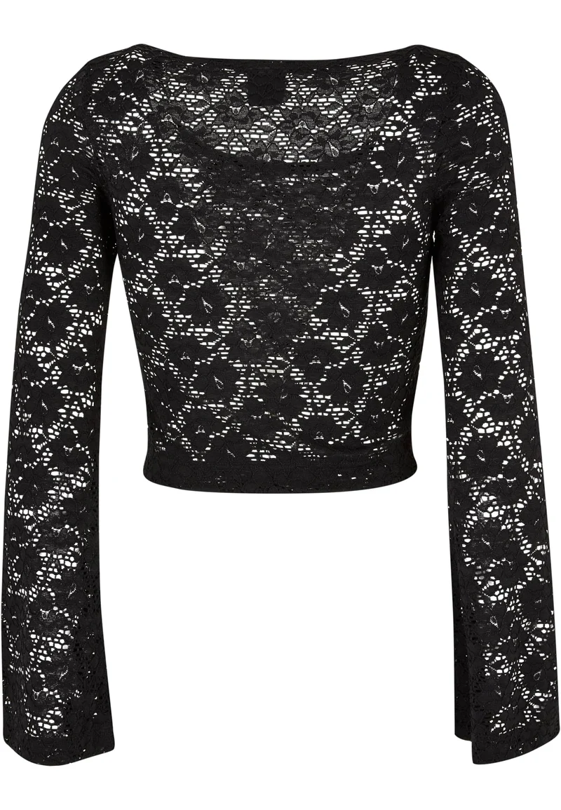 UC Cropped Lace Longsleeve
