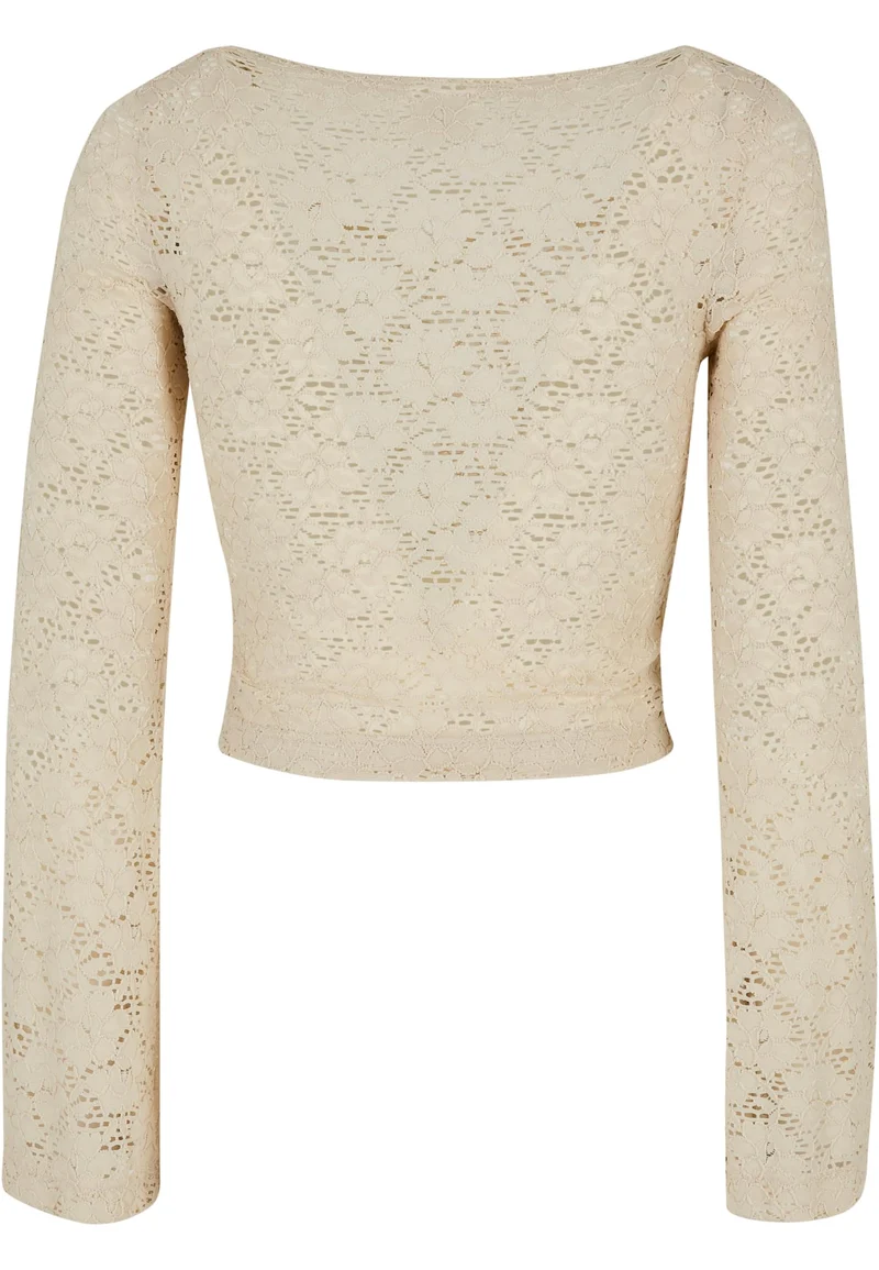 UC Cropped Lace Longsleeve