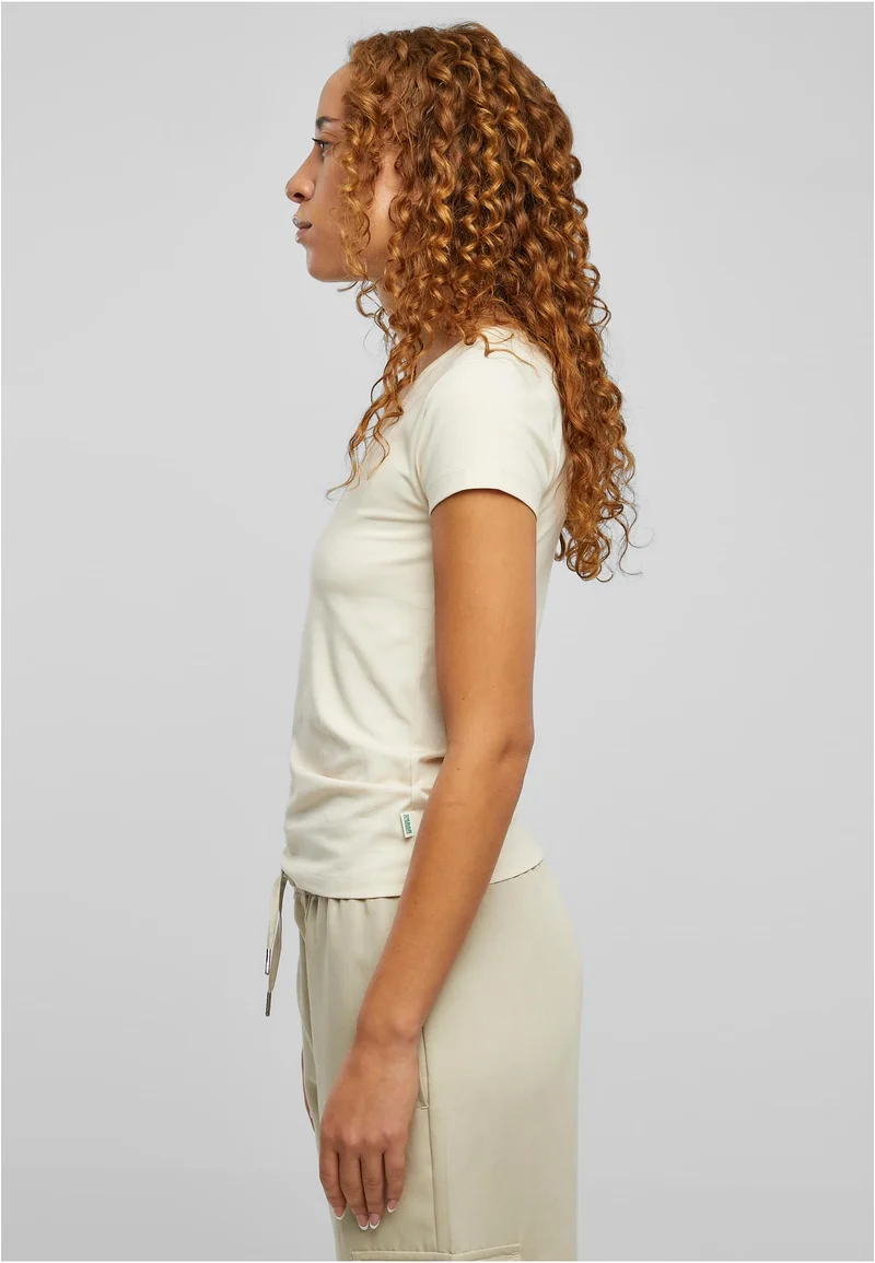 UC Organic Asymmetric Neckline Tee