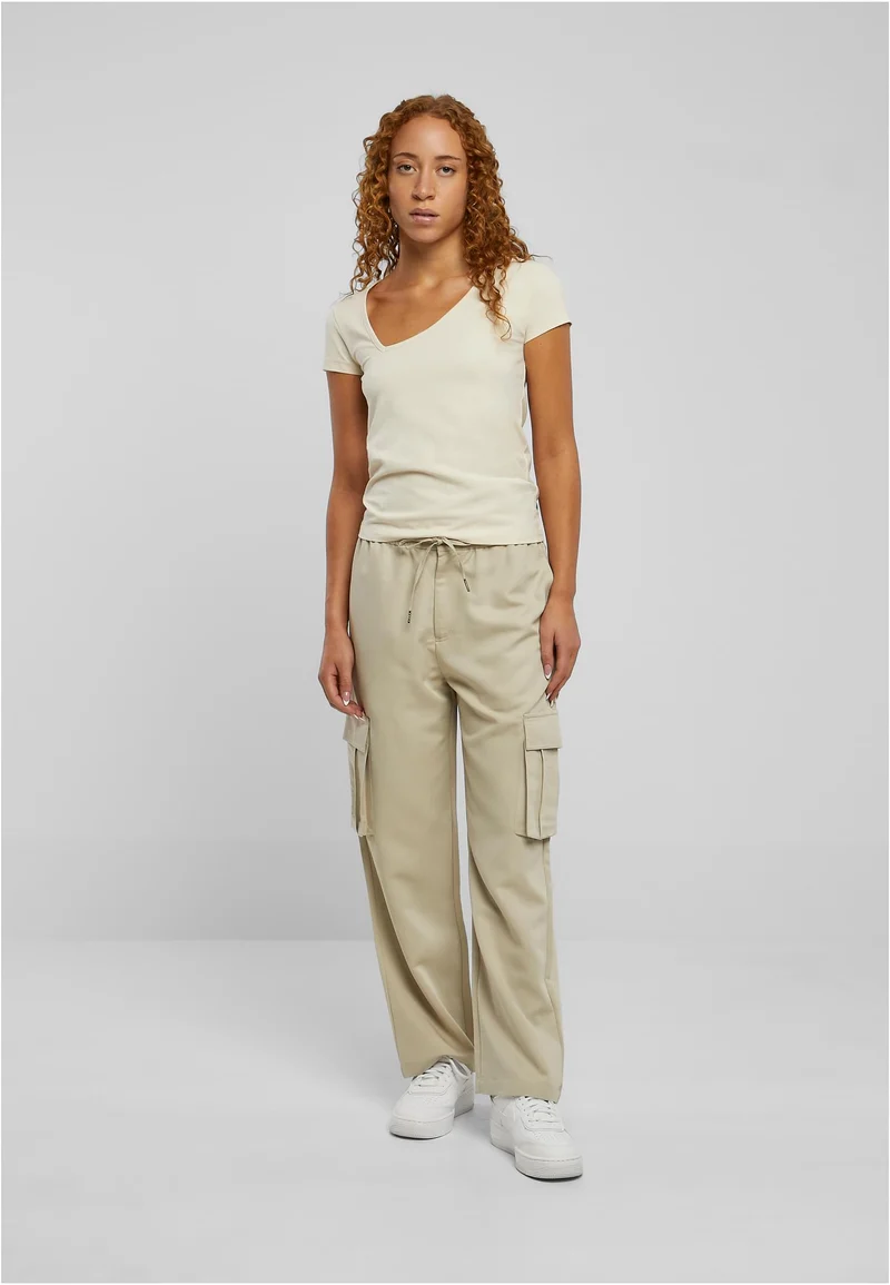 UC Organic Asymmetric Neckline Tee