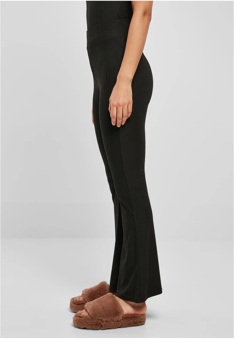 UC High Waist Rib Flared Tights