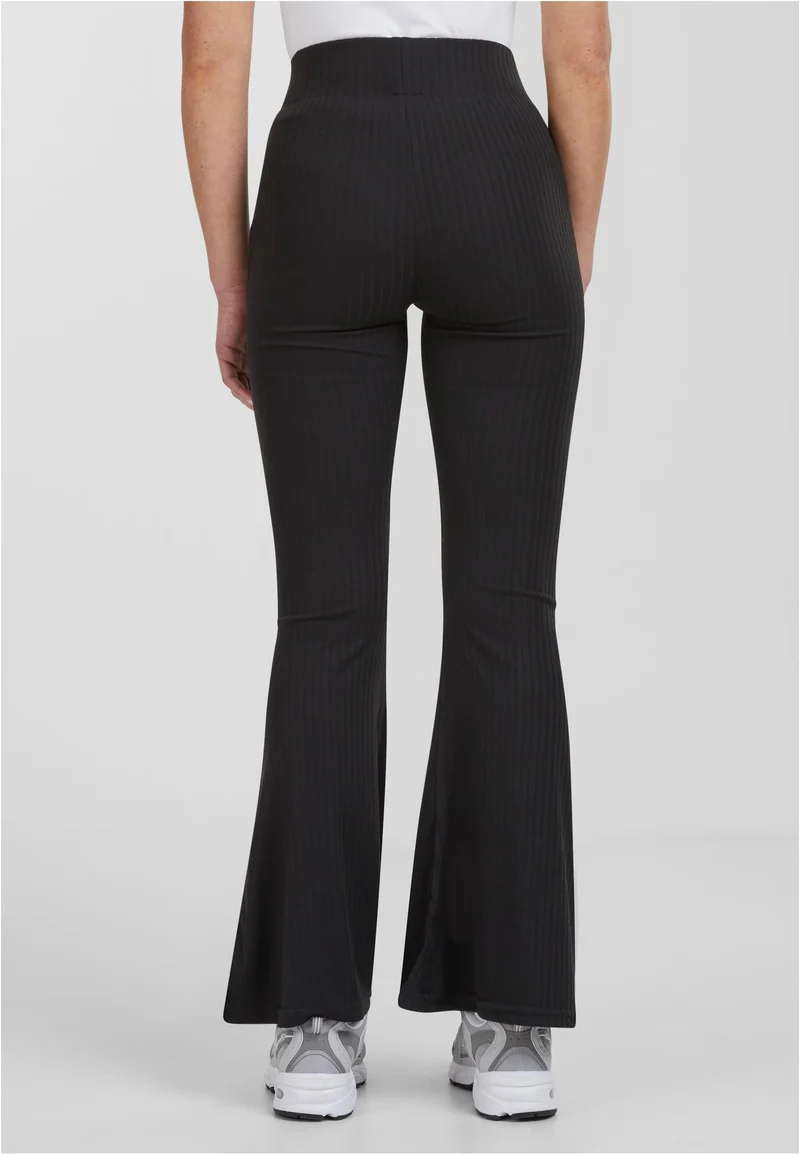 UC High Waist Rib Flared Tights