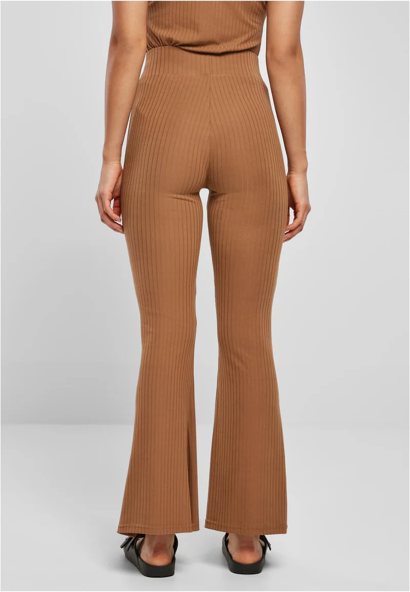 UC High Waist Rib Flared Tights