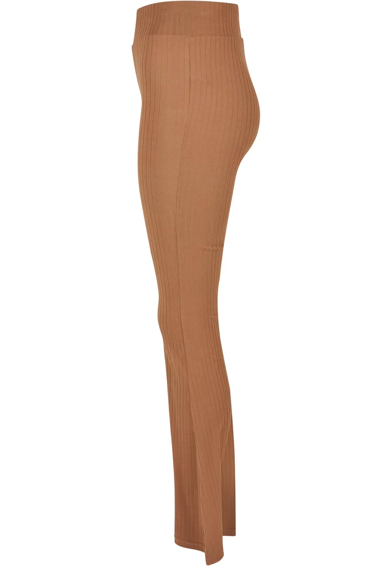 UC High Waist Rib Flared Tights