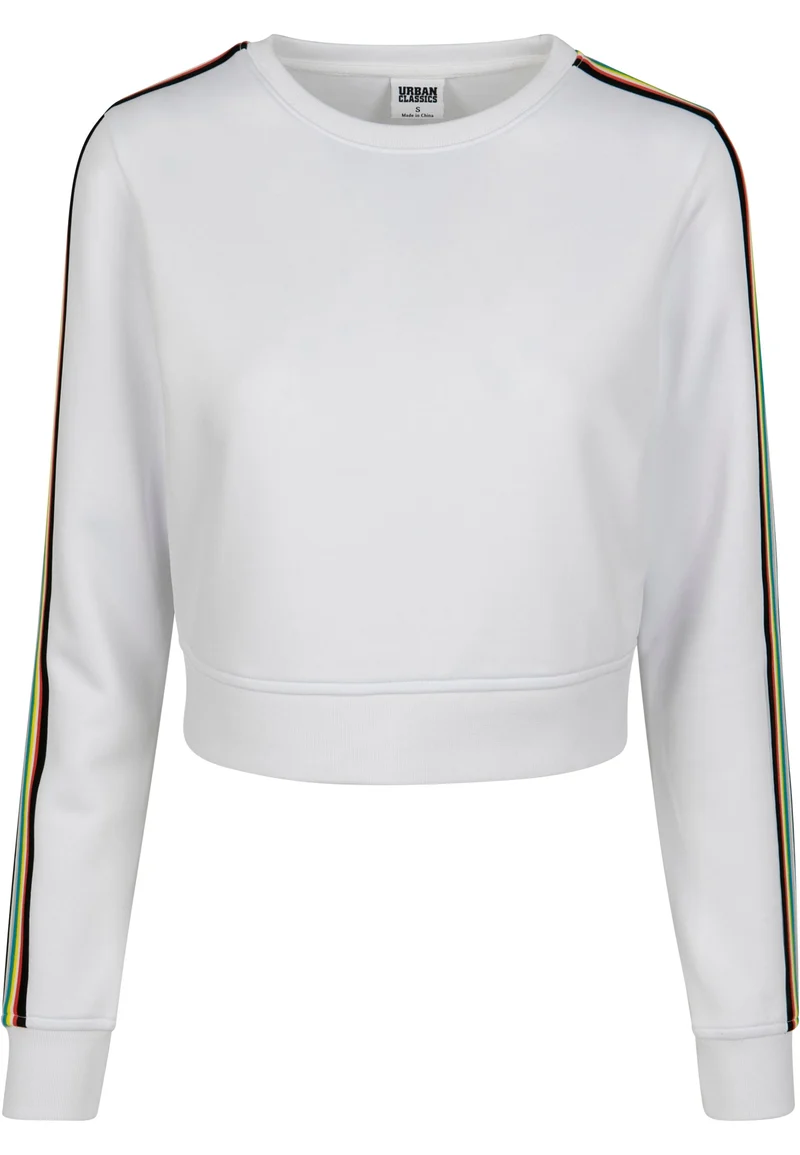 UC Multicolor Taped Sleeve Crewneck