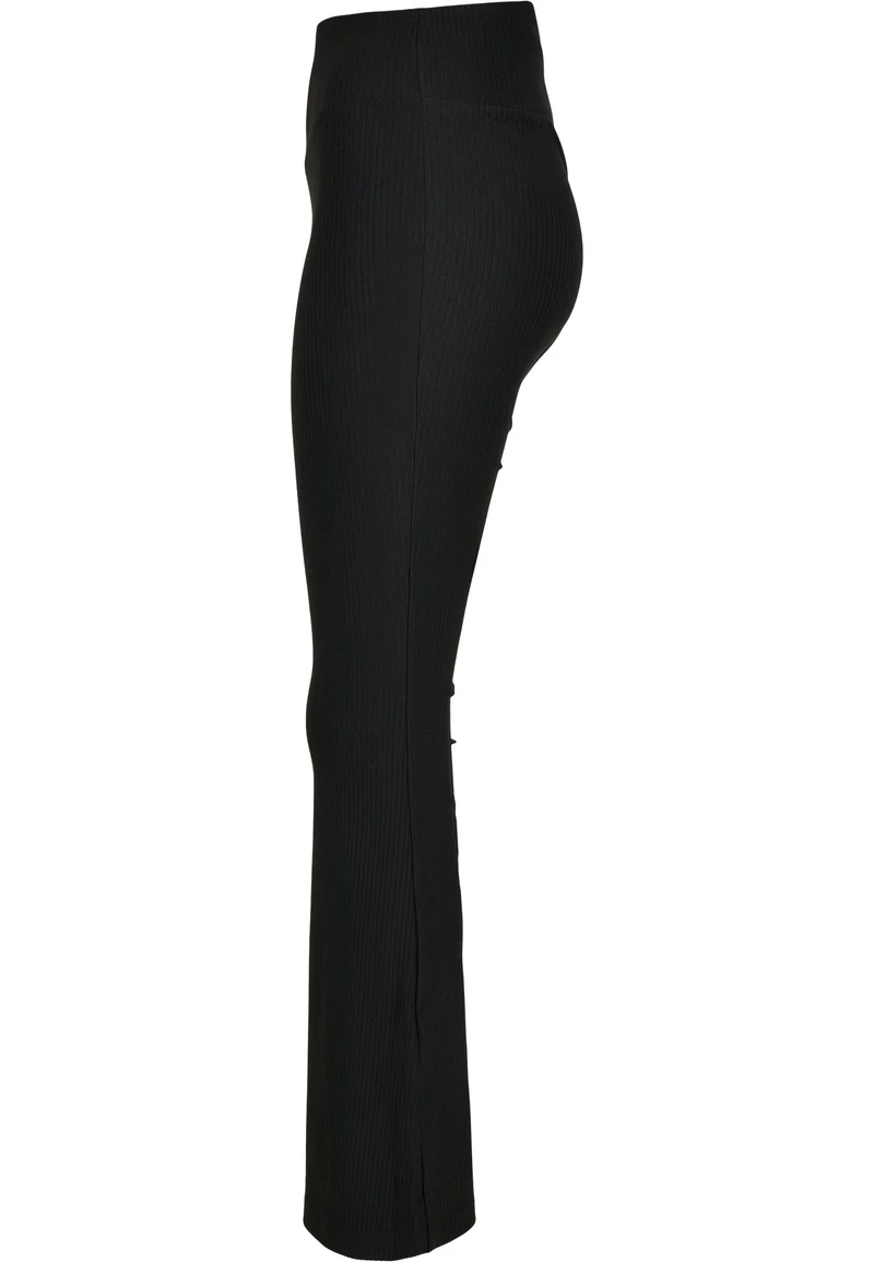 UC High Waist Rib Boot Cut Tights