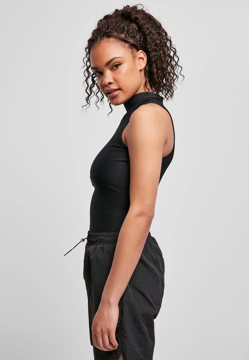 UC Sleeveless Rib Turtleneck Body