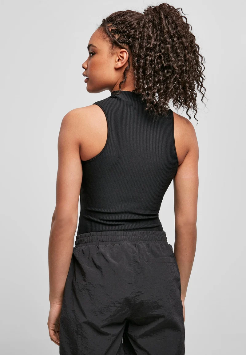 UC Sleeveless Rib Turtleneck Body