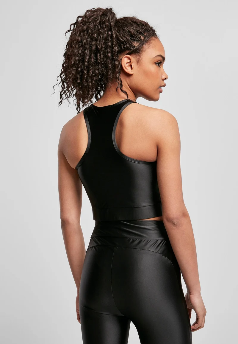 UC Cropped Shiny Top