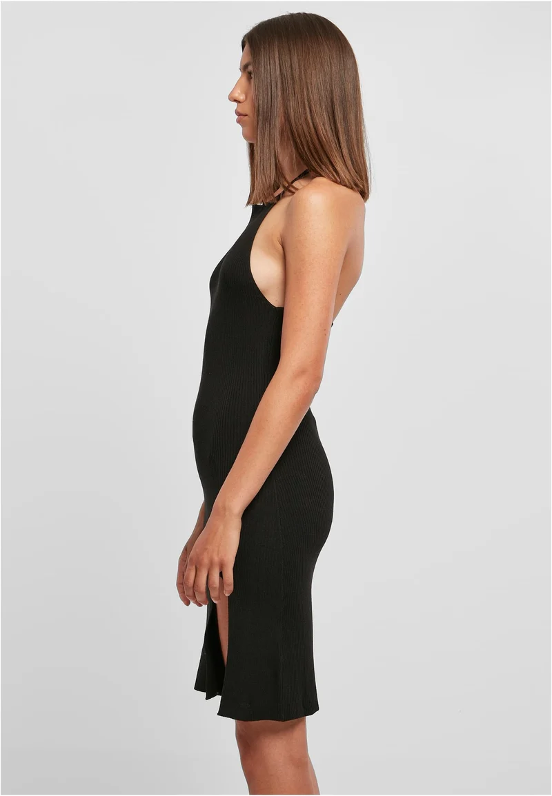 UC Rib Knit Halterneck Dress