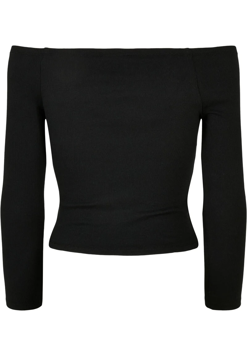 UC Off Shoulder Rib Longsleeve
