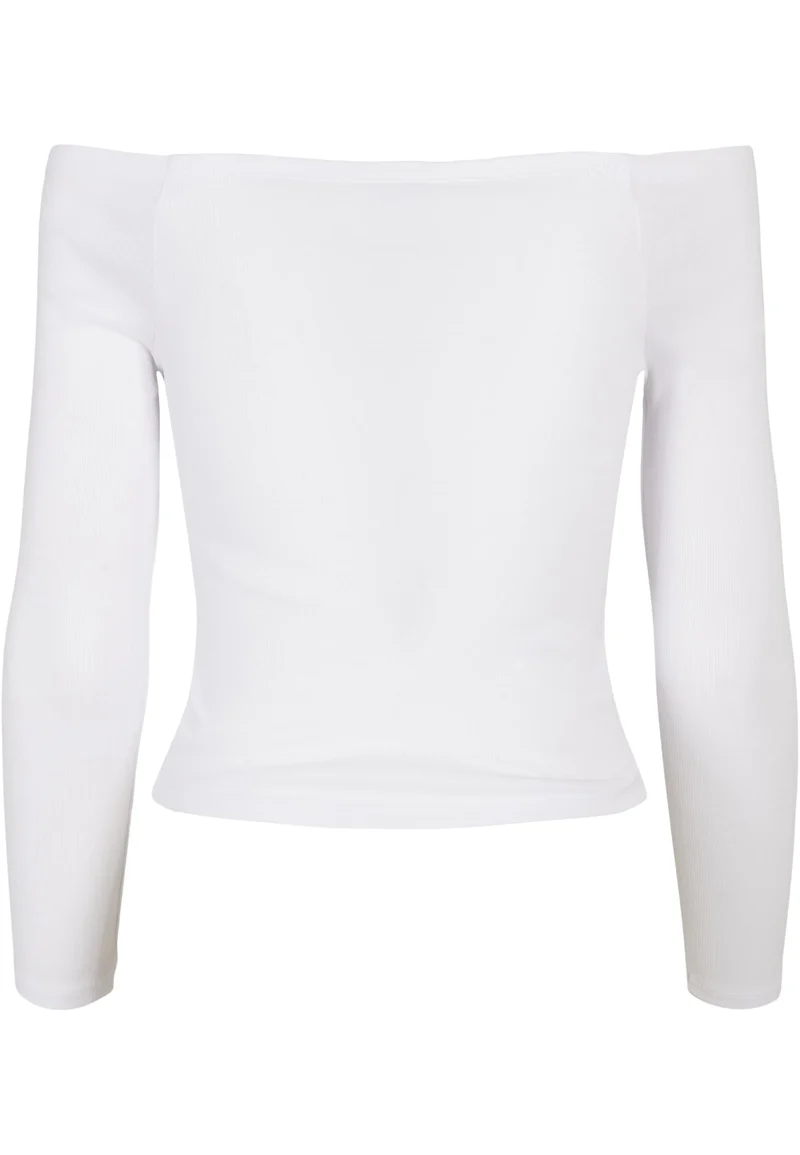 UC Off Shoulder Rib Longsleeve