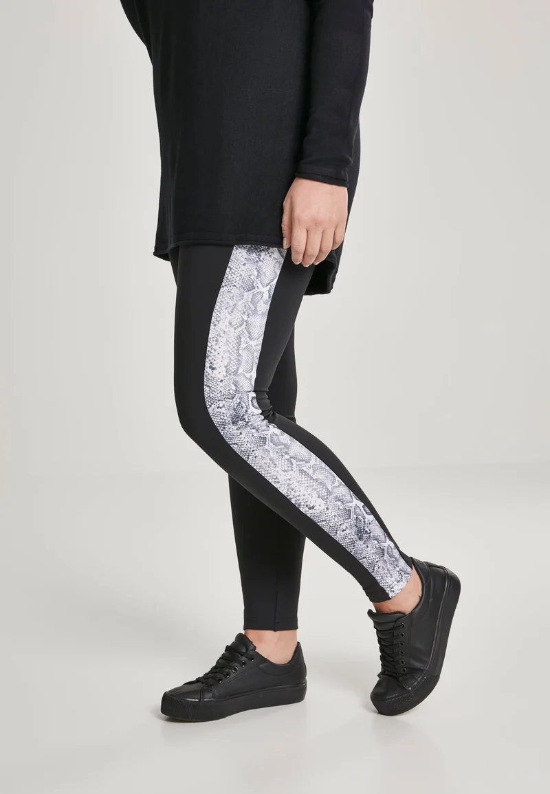 UC Side Striped Pattern Tights