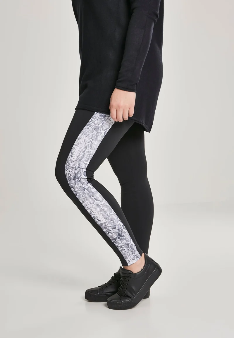 UC Side Striped Pattern Tights