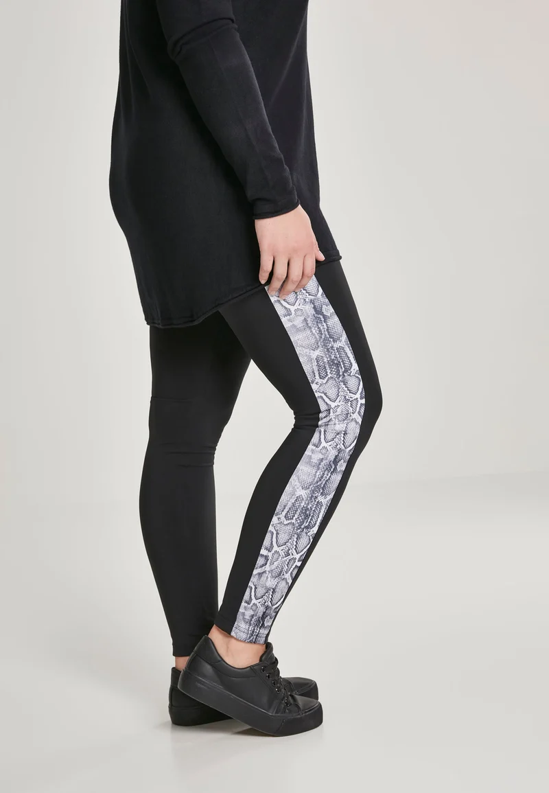 UC Side Striped Pattern Tights