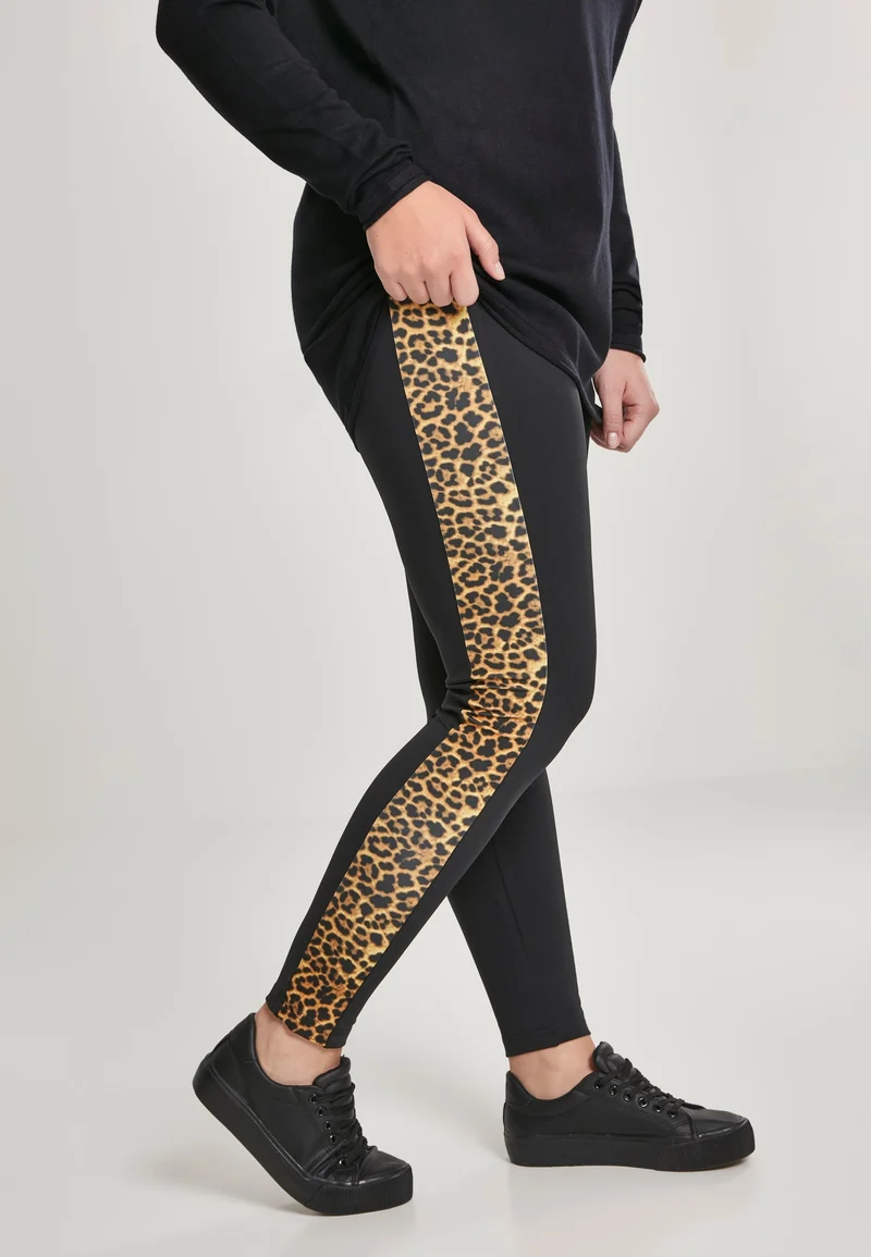UC Side Striped Pattern Tights