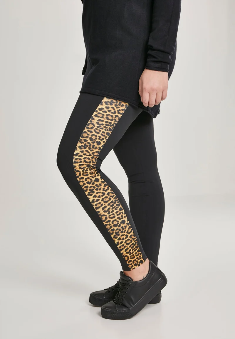 UC Side Striped Pattern Tights