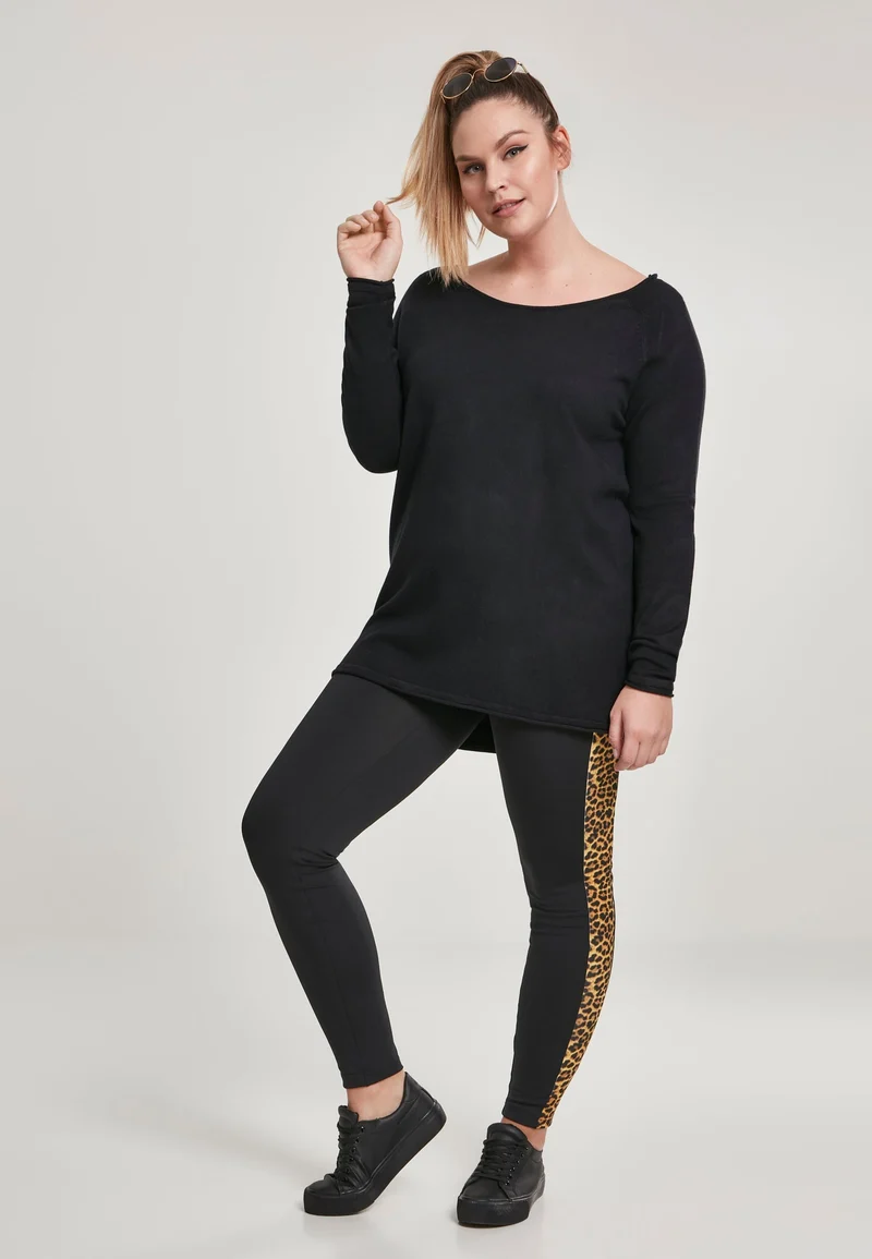 UC Side Striped Pattern Tights