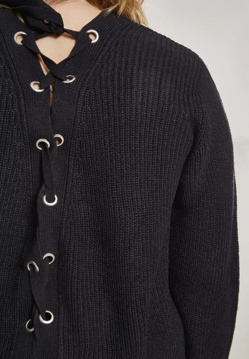 UC Back Lace Up Sweater