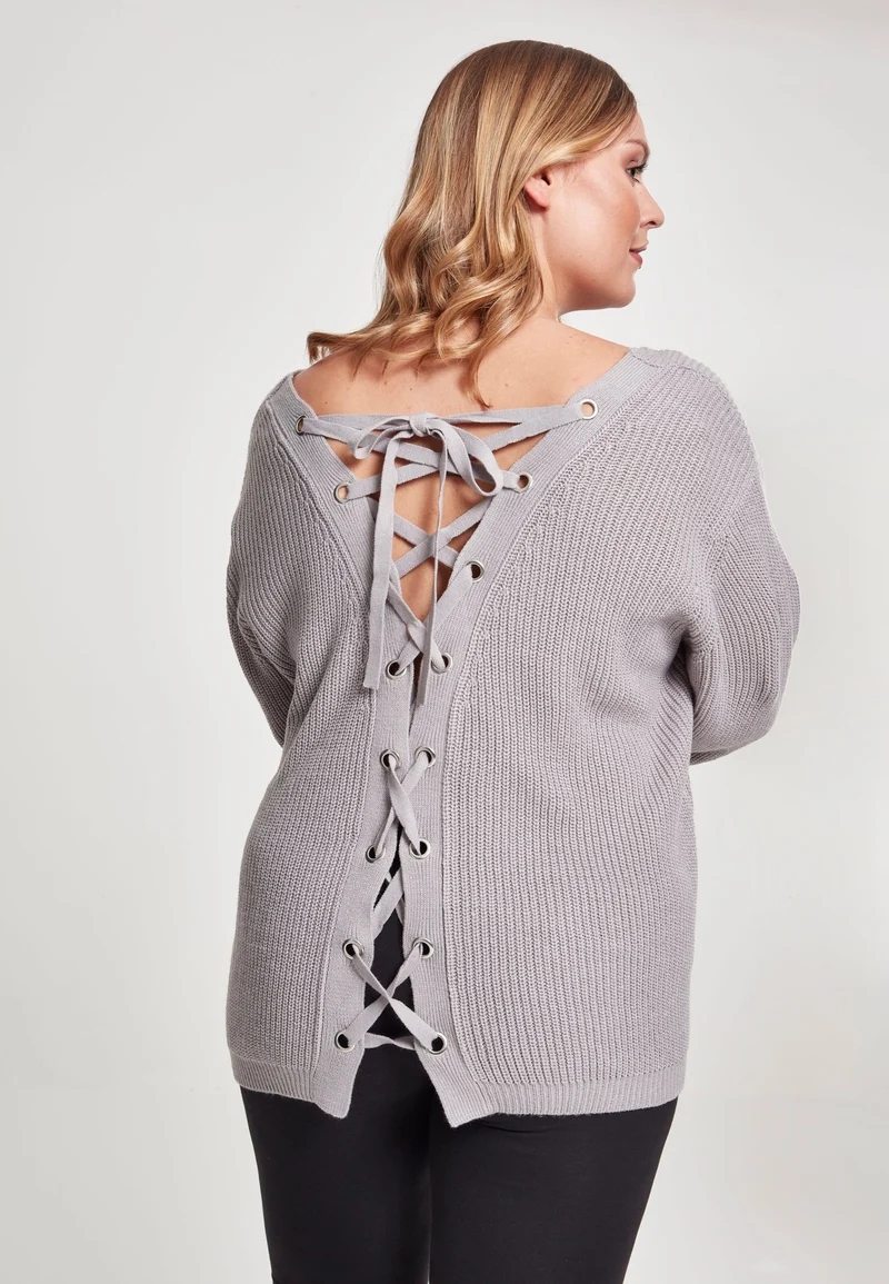 UC Back Lace Up Sweater