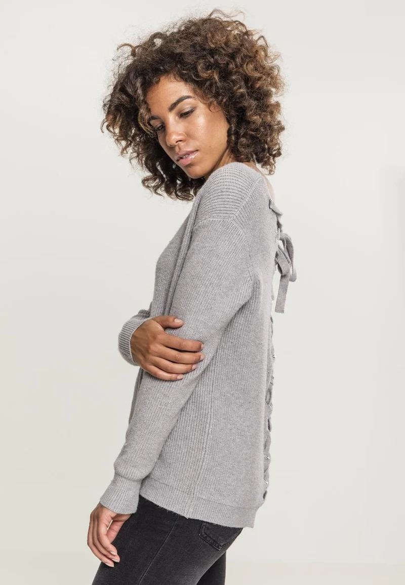 UC Back Lace Up Sweater