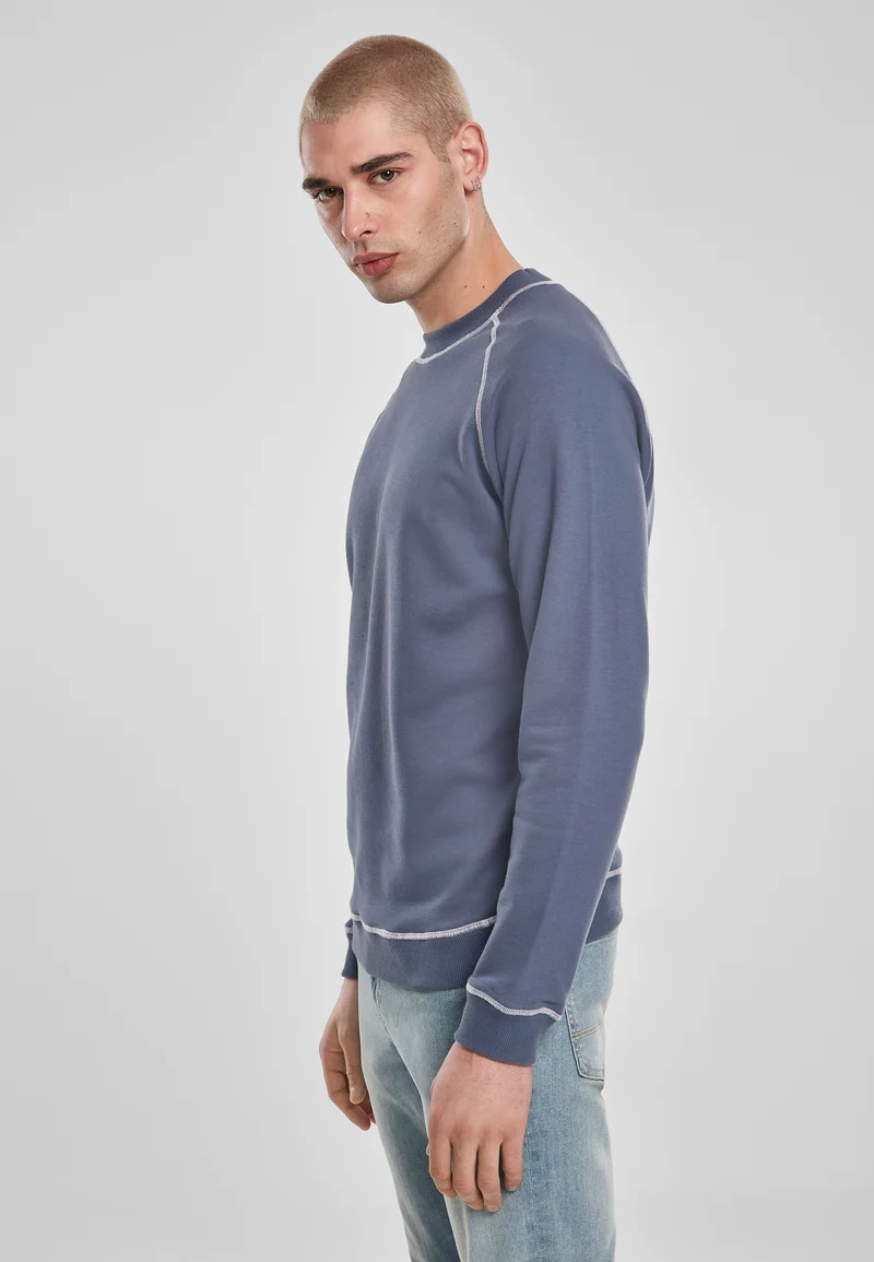 UC Contrast Stitching Crew