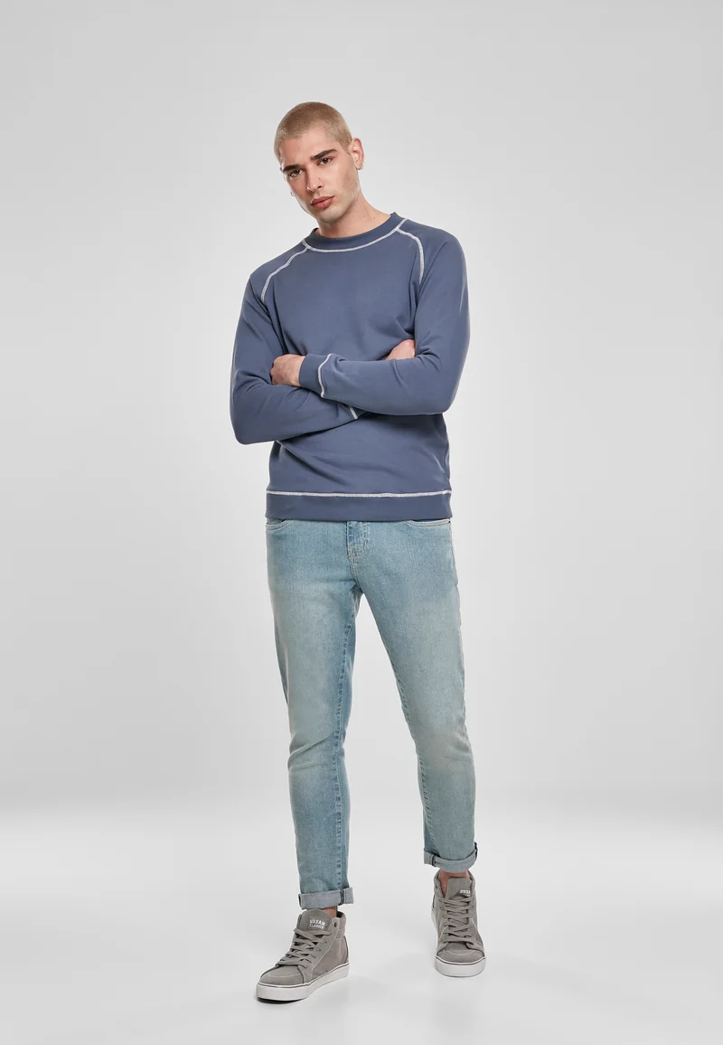 UC Contrast Stitching Crew