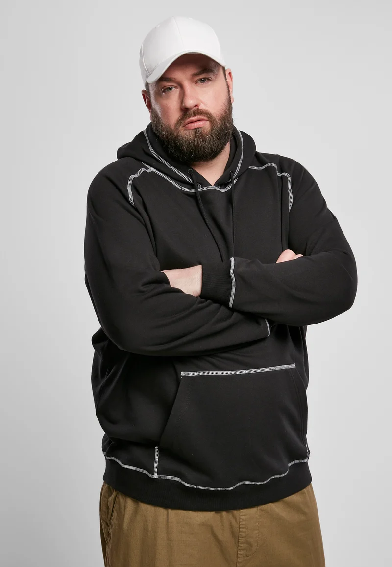 UC Contrast Stitching Hoody
