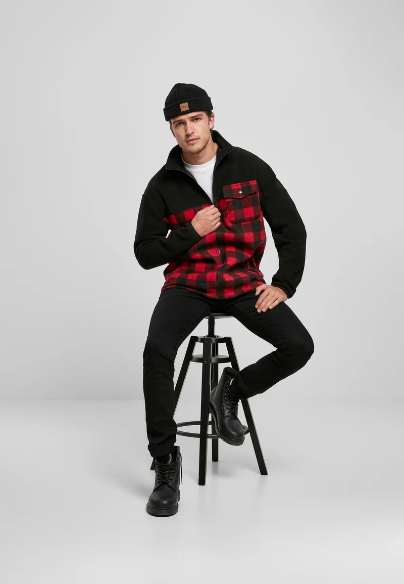 UC Patterned Polar Fleece Track Jacket