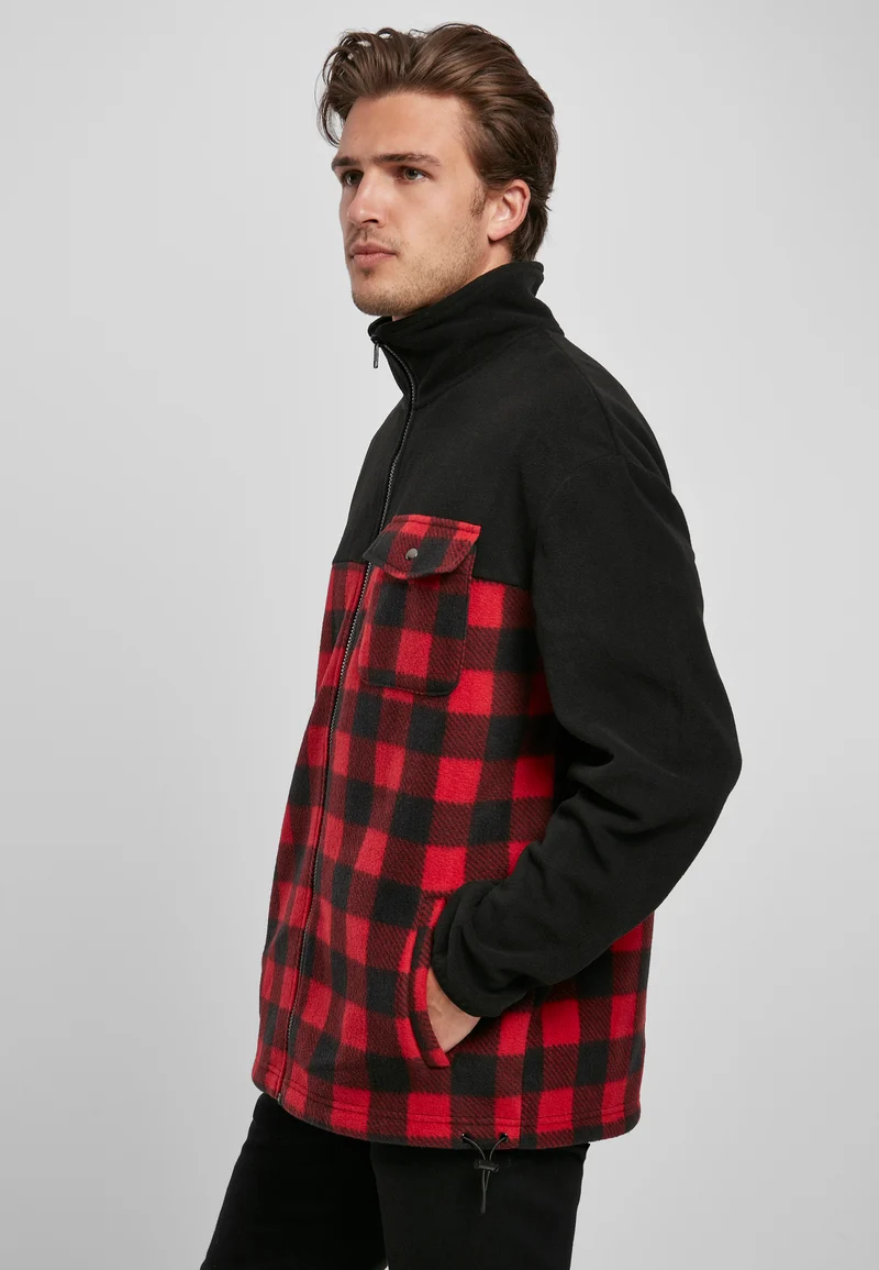 UC Patterned Polar Fleece Track Jacket