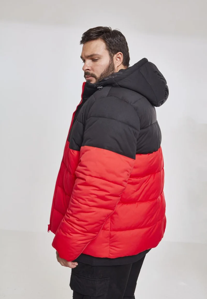 UC Hooded 2-Tone Puffer Jacket