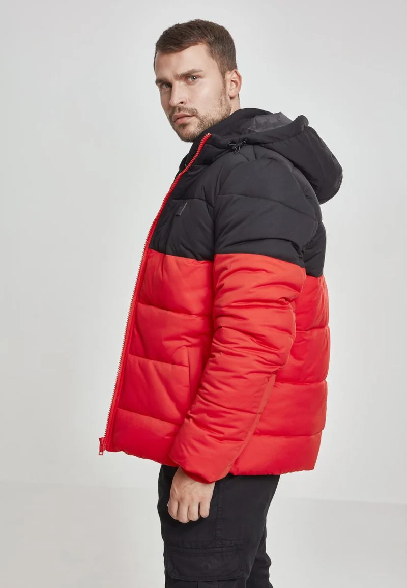UC Hooded 2-Tone Puffer Jacket