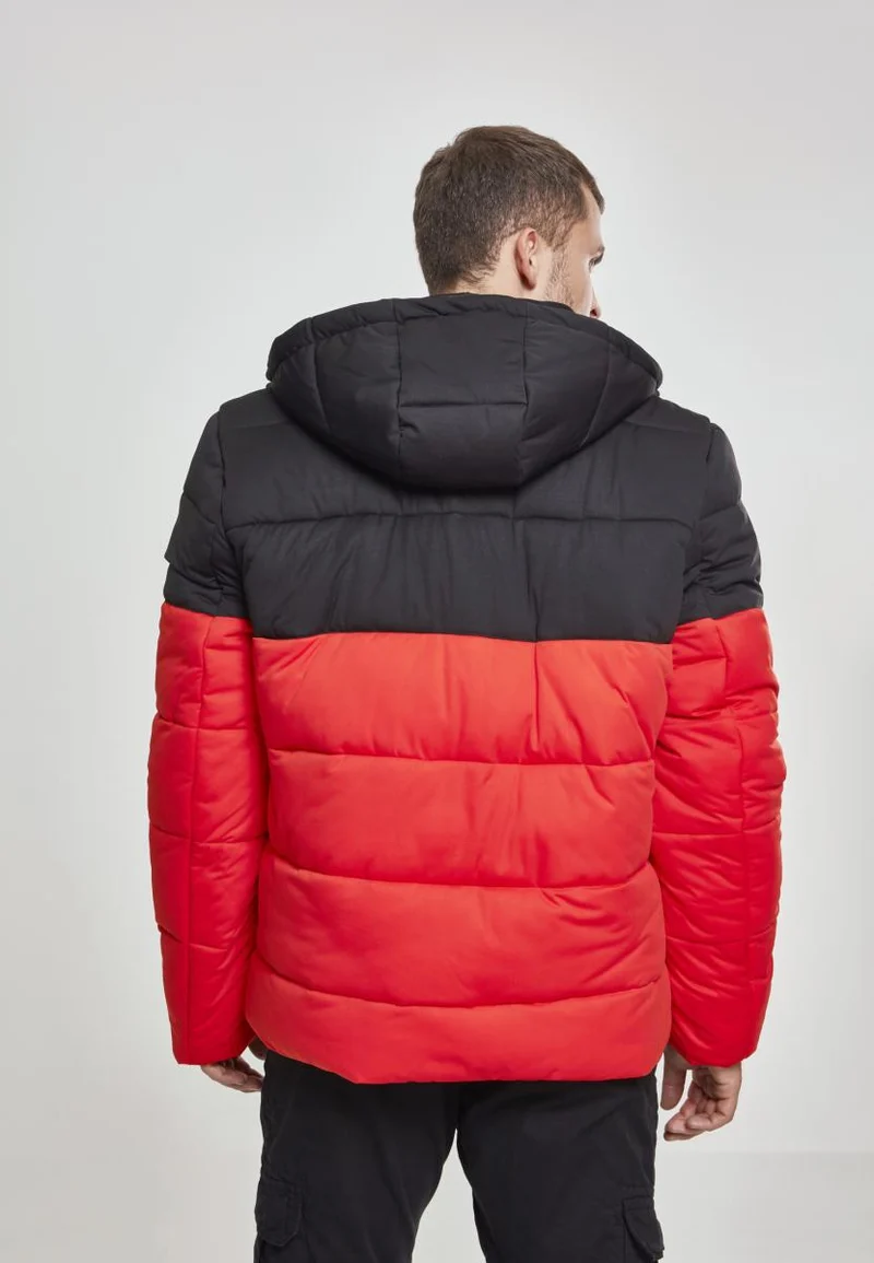 UC Hooded 2-Tone Puffer Jacket
