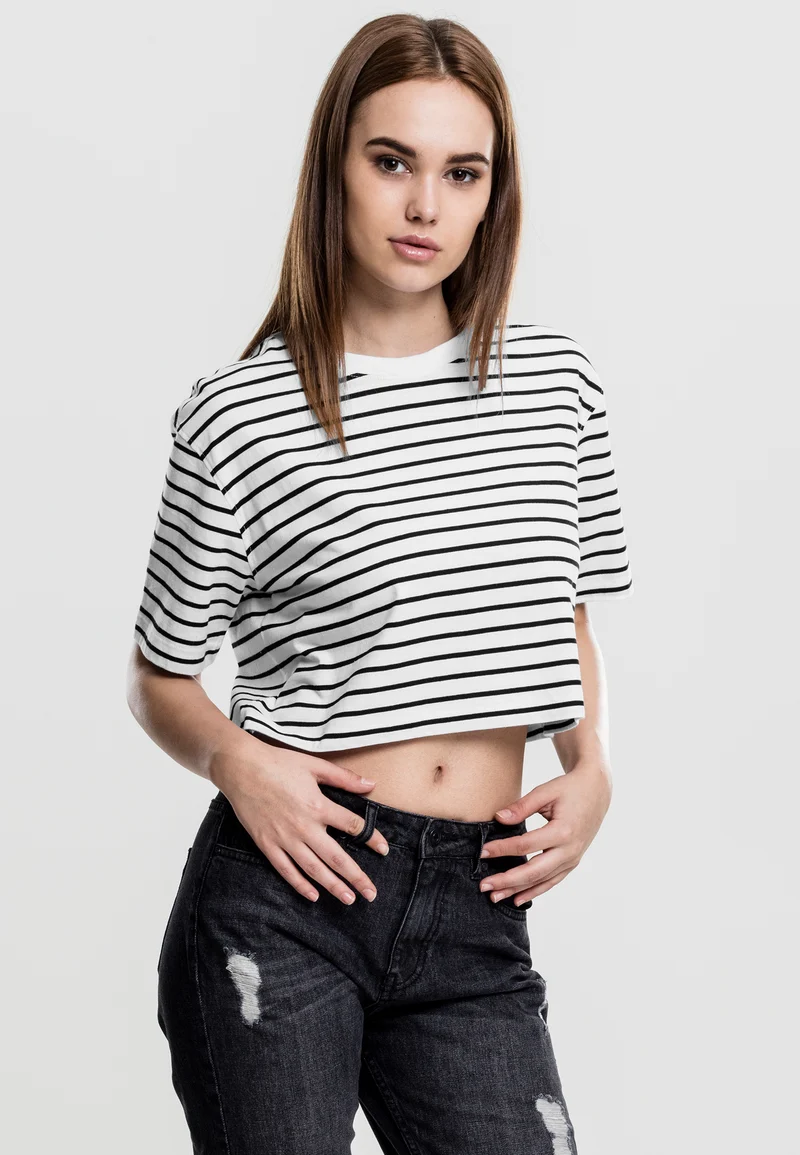 UC Short Striped Oversized Tee