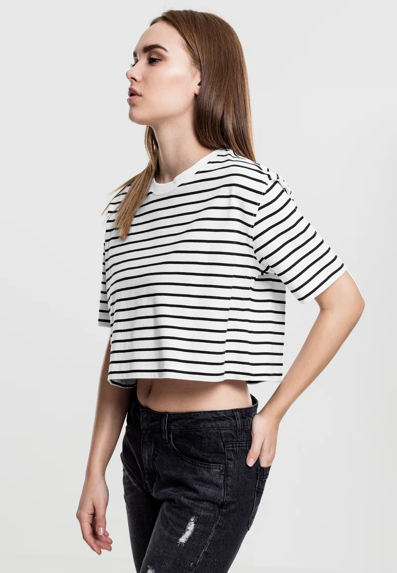 UC Short Striped Oversized Tee