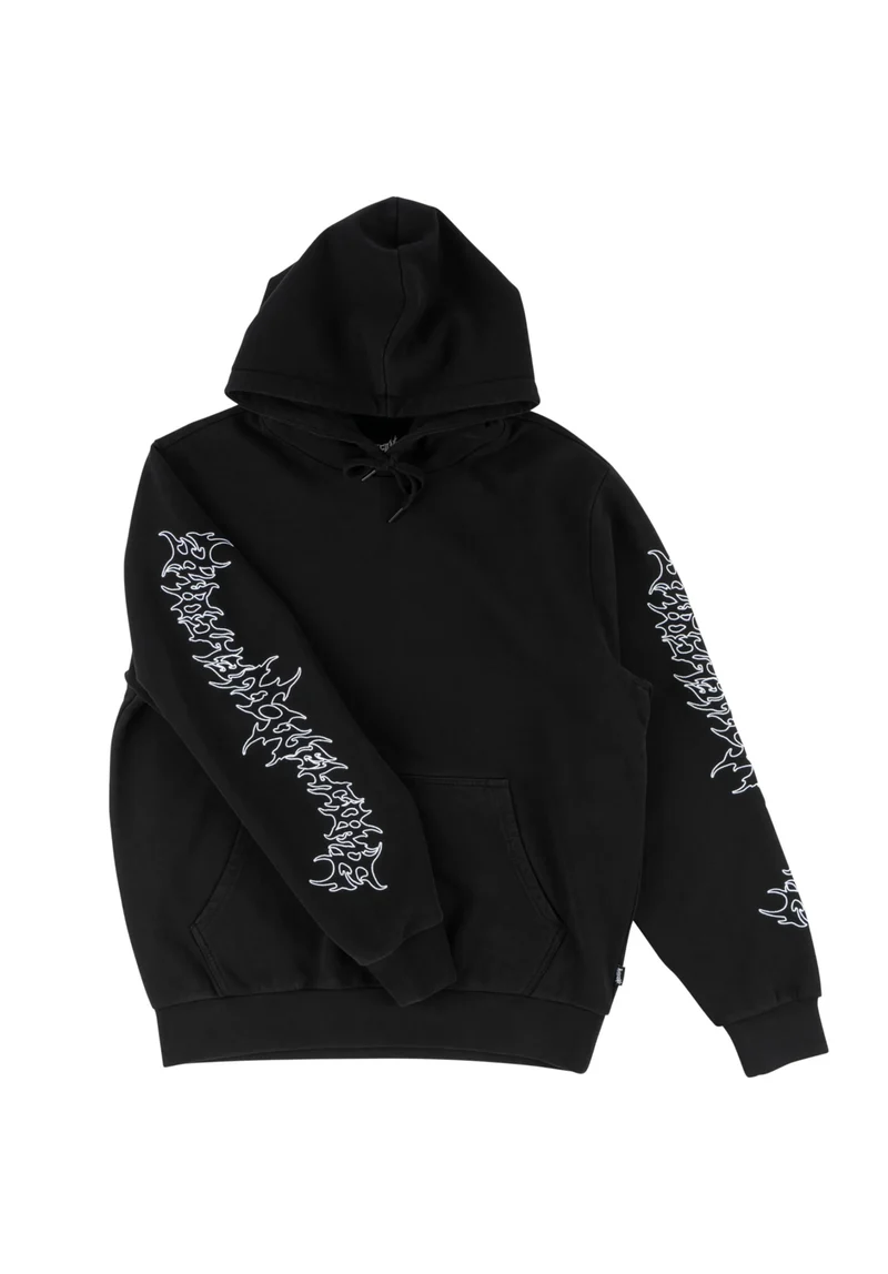 Barb Sleeve Embroidered Pigment-Dyed